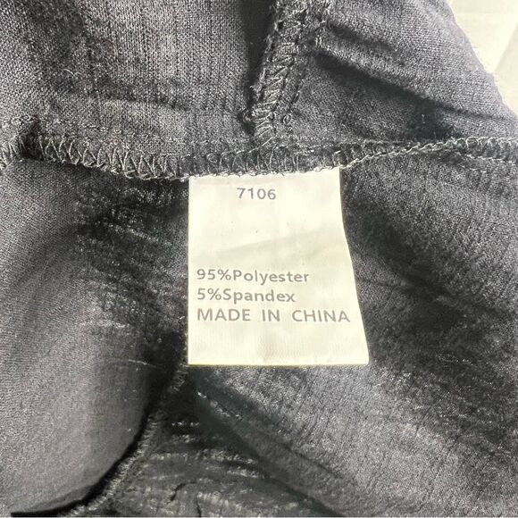 KIRUNDO NEW Women’s Boho Embroidered Black tunic Dress sleeveless summer  Sz S - Picture 4 of 6